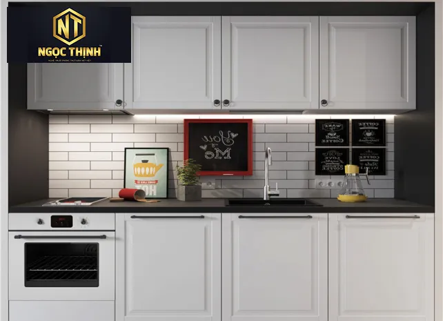 Xưởng Nội Thất Ngọc Thịnh Đồng Nai - TP.HCM - Tủ bếp Melamine - TBNT05